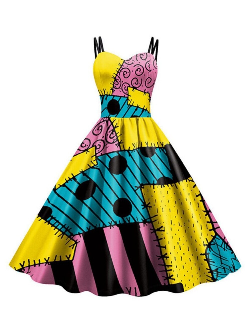 Sally Colorblock Dress